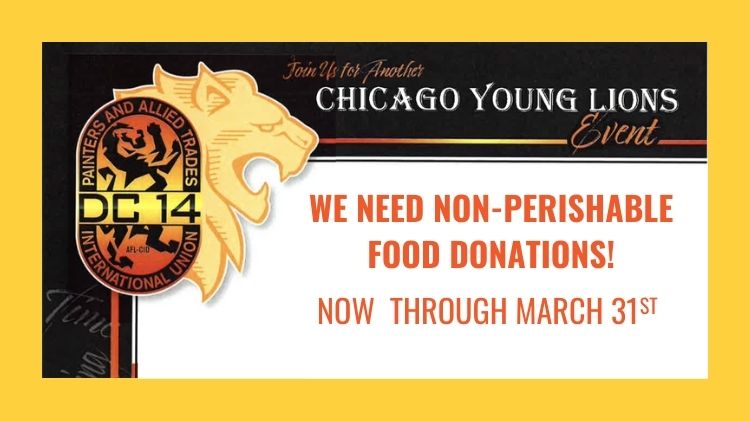 Chicago Young Lions' 9th Annual Food Drive