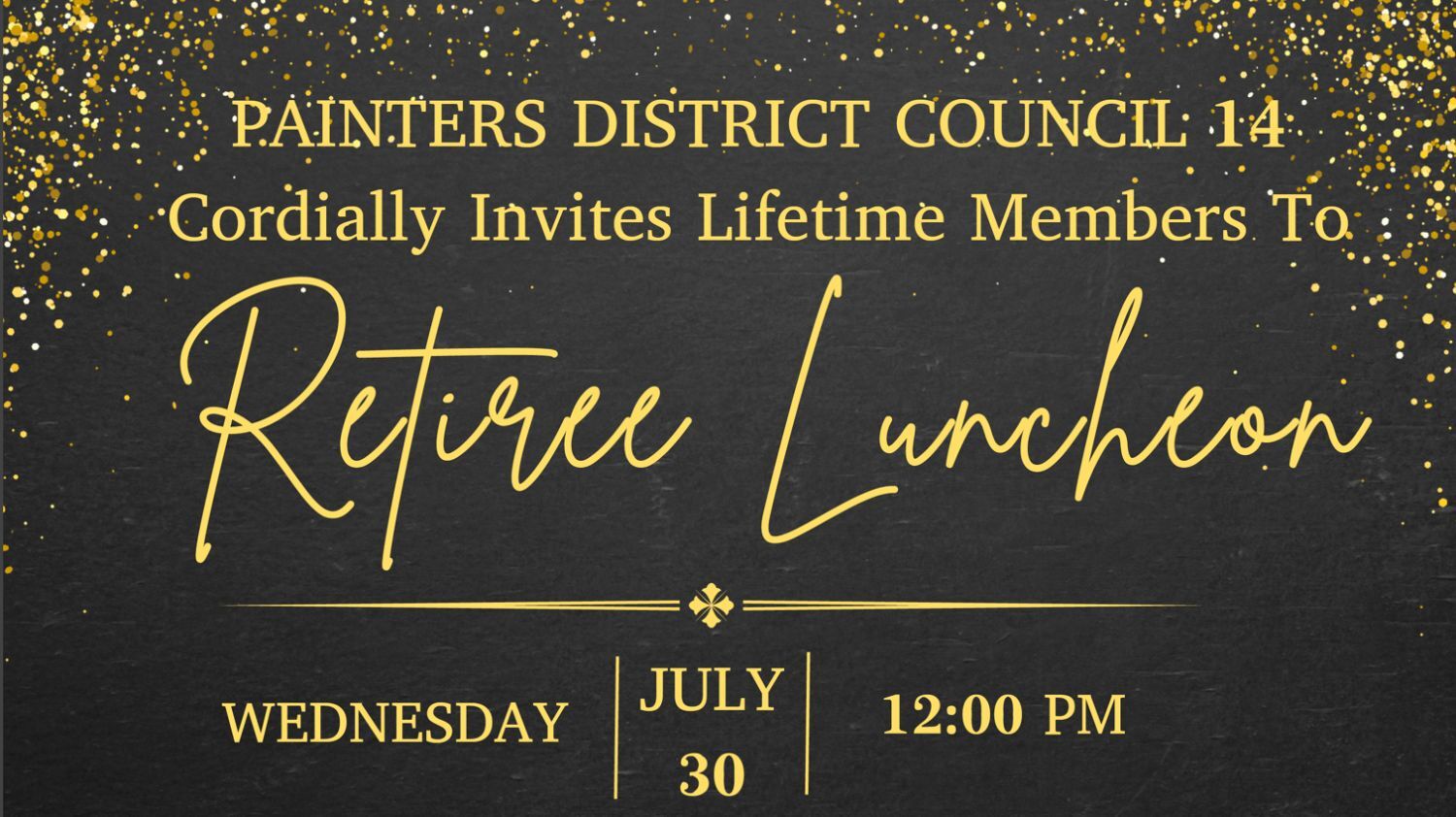 Lifetime Member Retiree Luncheon