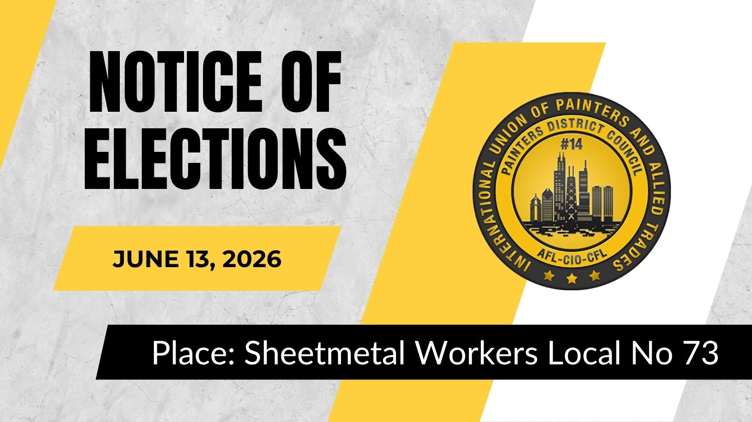 NOTICE OF ELECTIONS