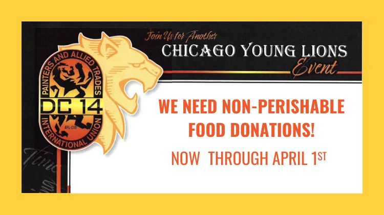 Chicago Young Lions' 10th Annual Food Drive