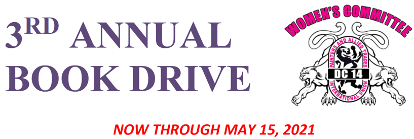 3rd Annual Book Drive | DC 14 Women's Committee